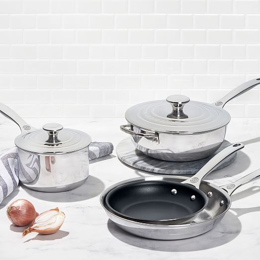 Le Creuset Stainless Steel Set West Elm
