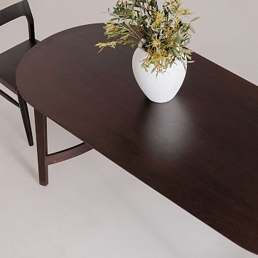 Solid Oak Oval Dining Table | West Elm