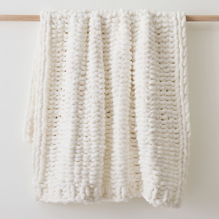 Chunky Luxury Chenille Throw