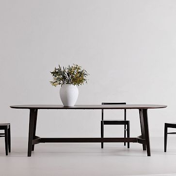 Solid Oak Oval Dining Table | West Elm