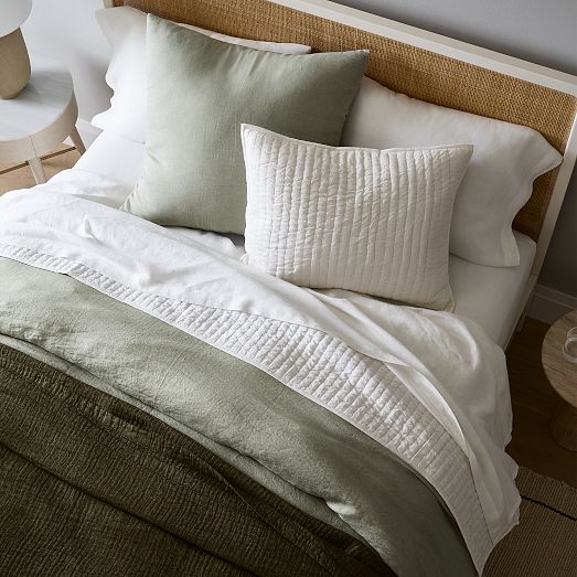 European Flax Linen Blanket | West Elm