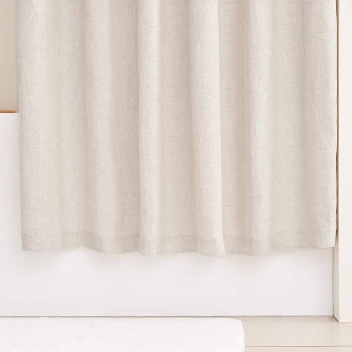 European Flax Linen Shower Curtain West Elm