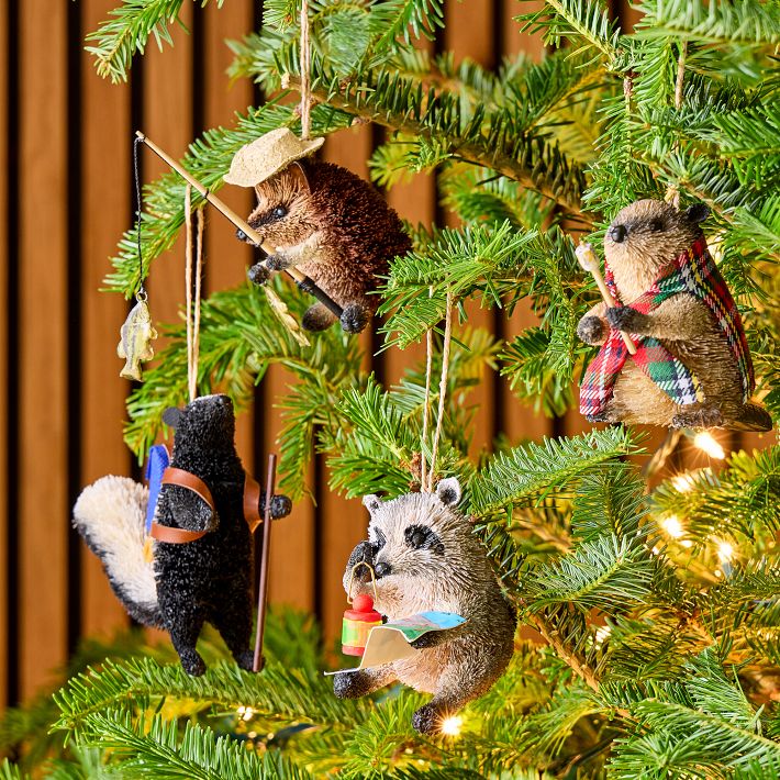 Dapper Bottlebrush Camping Ornaments | West Elm