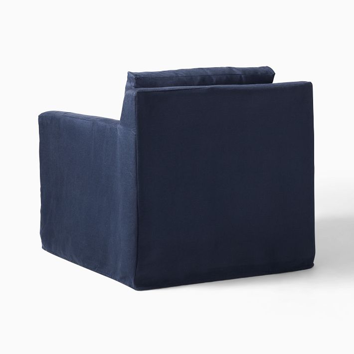 Marin Skirted Slipcover Chair West Elm