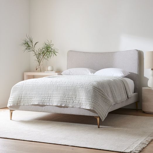 Myla Bed Metal Legs West Elm