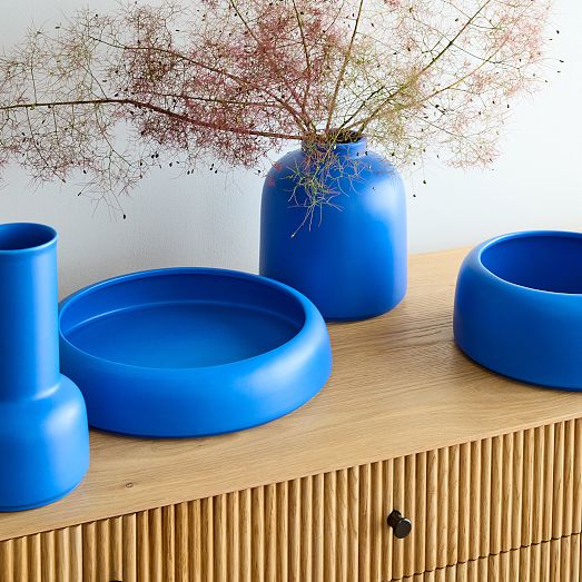 Omar Electric Blue Vases West Elm