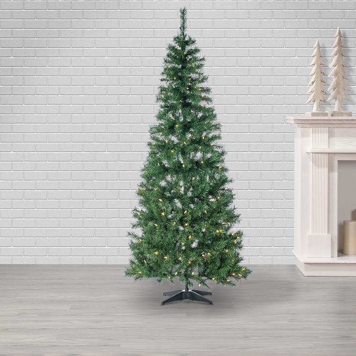 Pre-Lit Pop-Up Christmas Tree Plug-in LED Warmwhite 210cm (32 functions)  UT-050-7 green