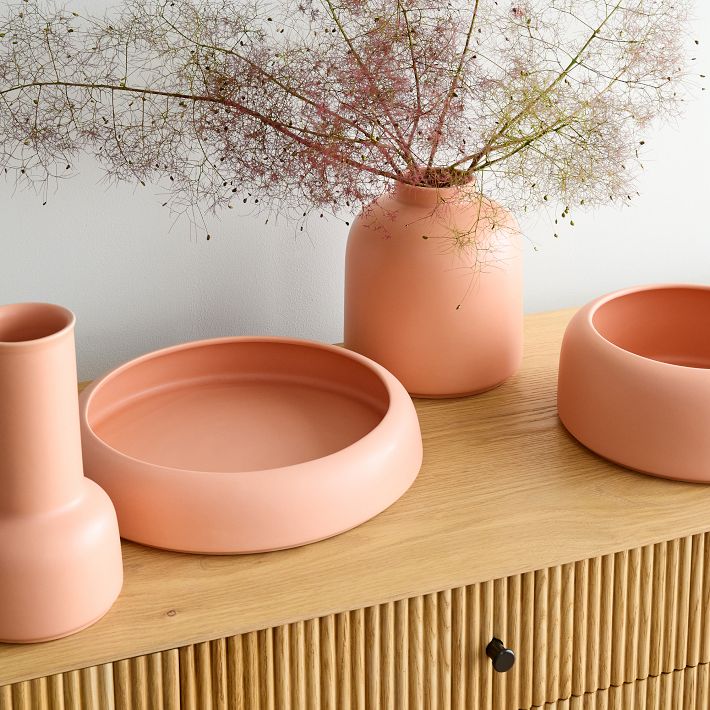 Omar Pink Nude Vases West Elm