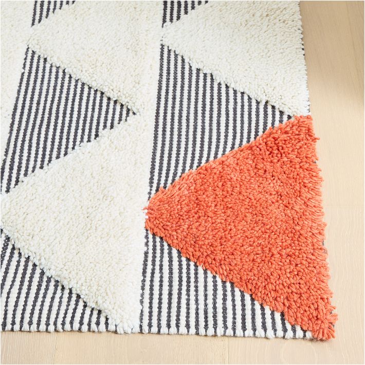 Triangle Shag Rug | West Elm