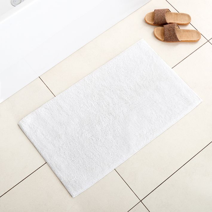 Organic Tufted Stripe Bath Mat