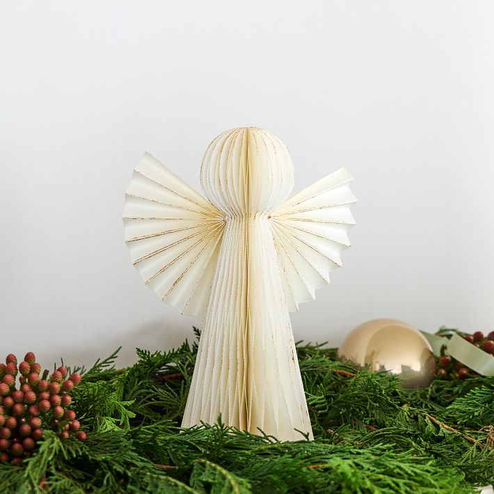 White Paper Mantel Angels | West Elm