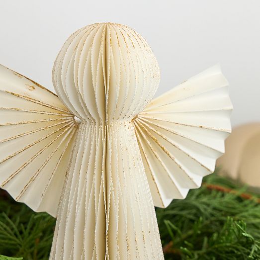 White Paper Mantel Angels | West Elm