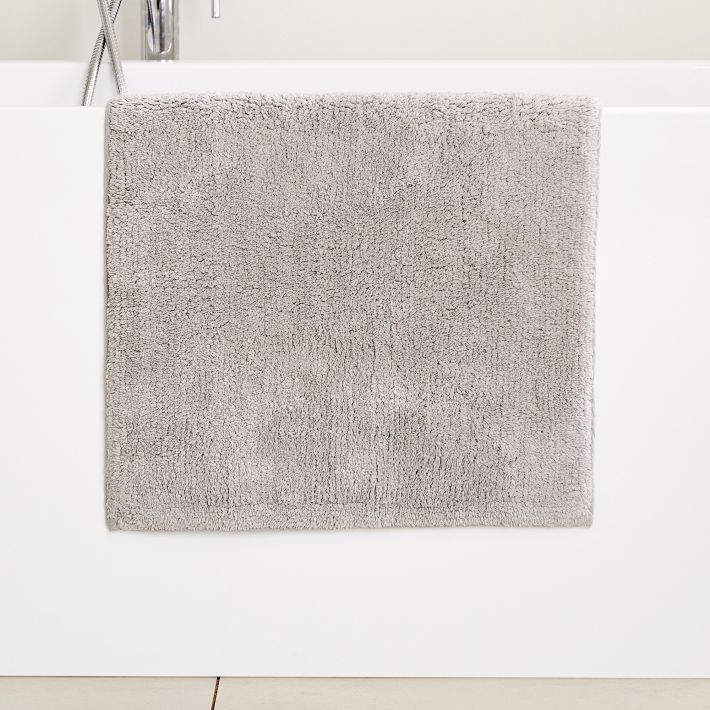 Organic Tufted Stripe Bath Mat