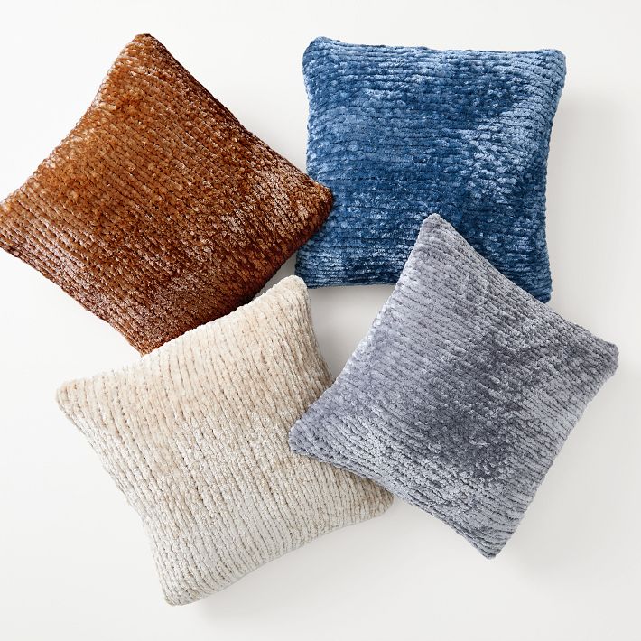 Chunky Luxury Chenille Pillow Cover West Elm