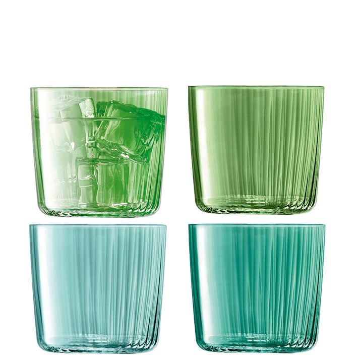 Gems Short Drinking Glasses (Set of 4)