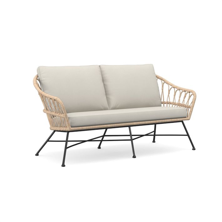 Palma Outdoor Loveseat Cushion Covers West Elm