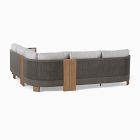 Porto Outdoor 3-Piece L-Shaped Sectional (100