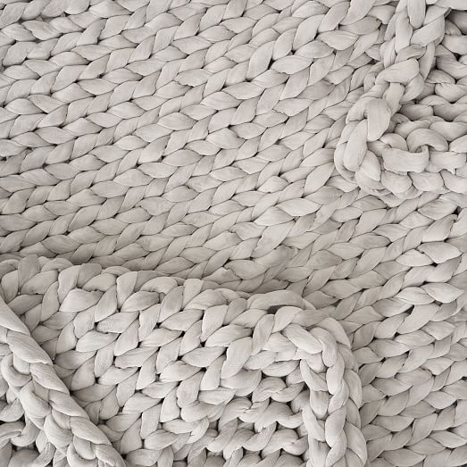 Bearaby Velvet Weighted Blanket West Elm