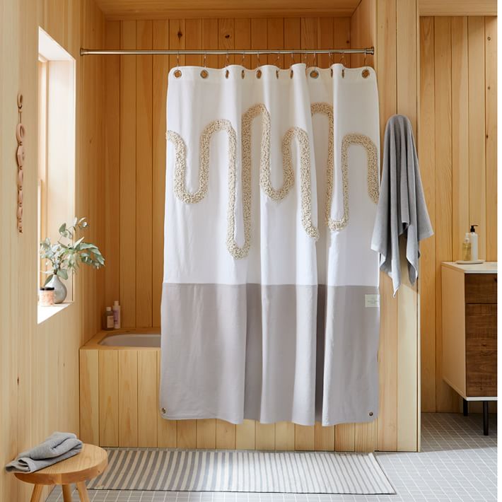 Quiet Town x Candice Luter Shower Curtain West Elm