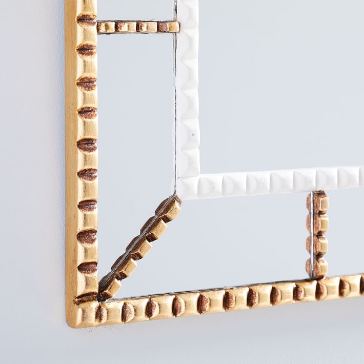 Peruvian Wall Mirrors White/Gold West Elm