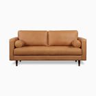 Dennes Leather Sofa (72