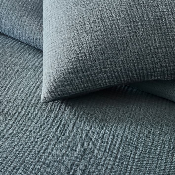 Dreamy Gauze Cotton Duvet Cover & Shams West Elm