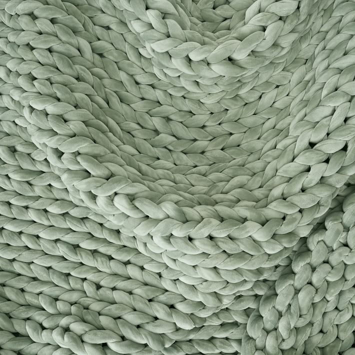 Bearaby Velvet Weighted Blanket West Elm