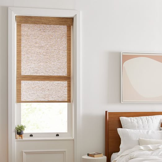 Custom Size Natural Roller Shade West Elm