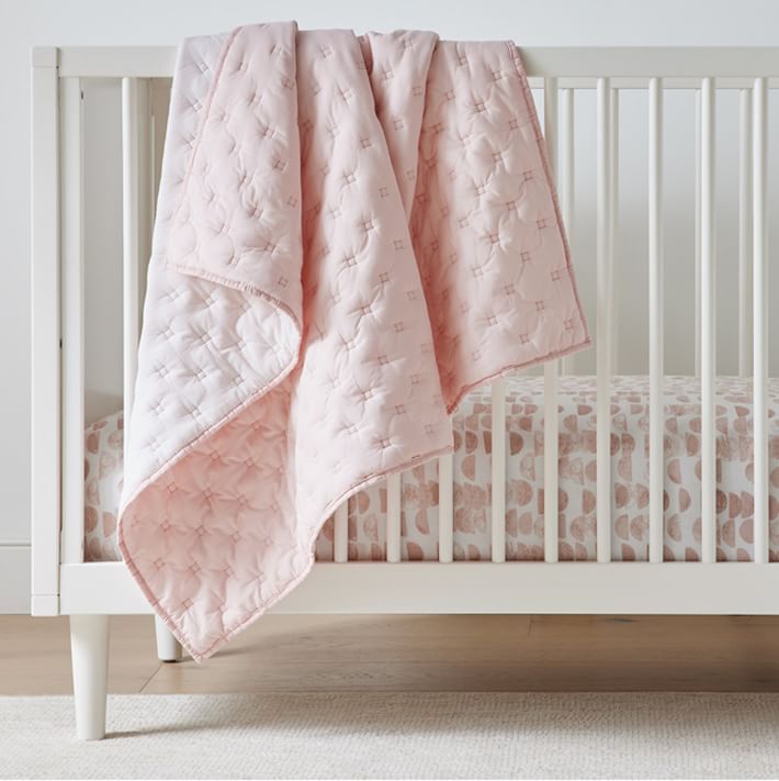 Square Stitch Toddler Quilt West Elm