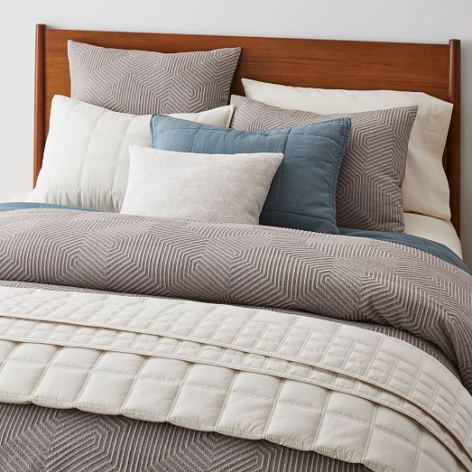 Modern Geo Duvet Cover & Shams | West Elm