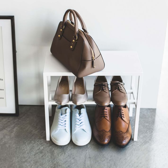 Yamazaki Tower Bench Shoe Rack