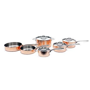 BergHOFF Ouro Gold Stainless Steel 11 Piece Cookware Set