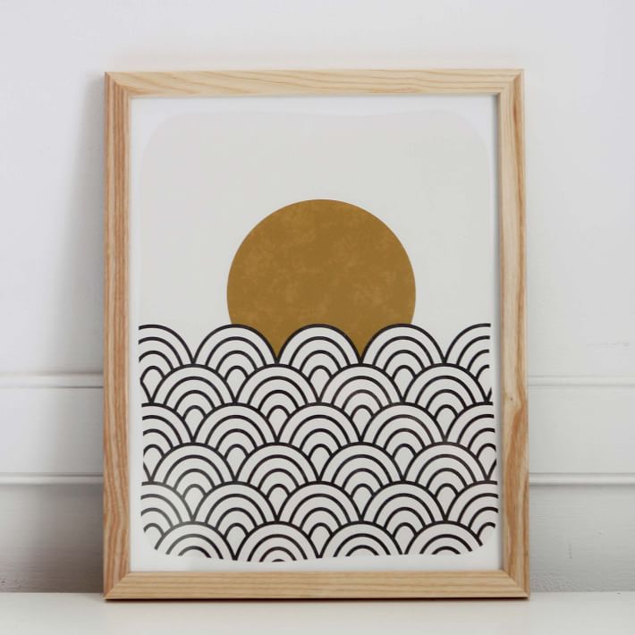 Pauline Stanley Studio Wall Art - Waves & Sun