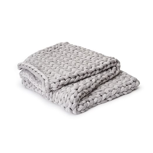 Bearaby Velvet Weighted Blanket West Elm