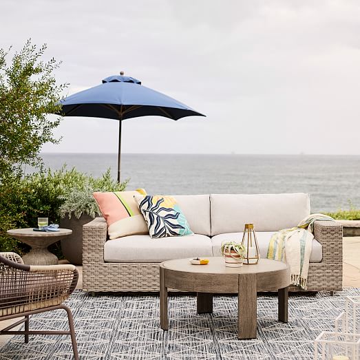 Outdoor Round Umbrella West Elm