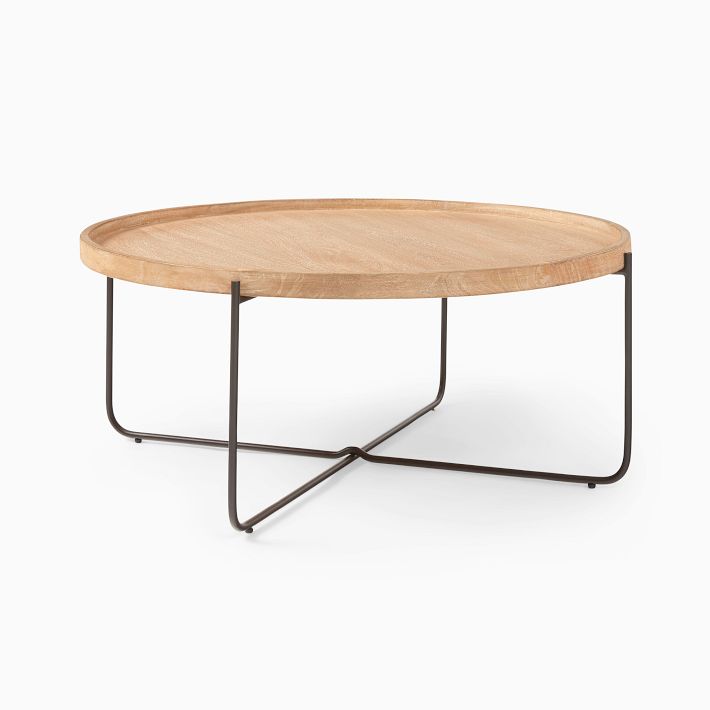 Willow Round Coffee Table Modern Living Room Furniture West Elm