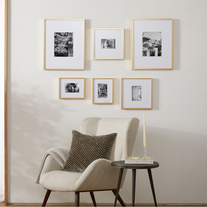 The Standard Organic Gallery Frames Set (Set of 6) West Elm