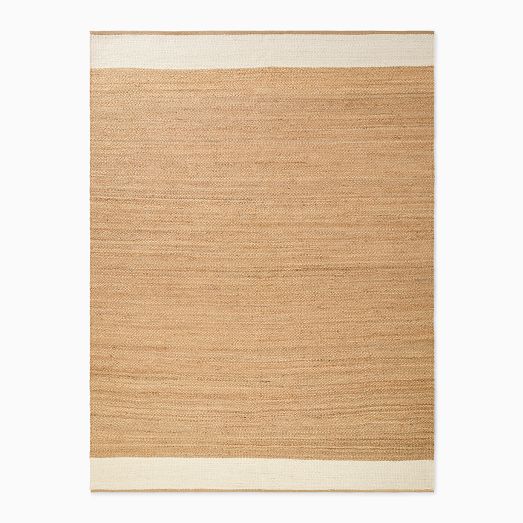 Bordered Jute Rug West Elm