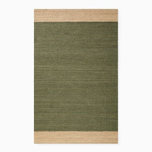 Bordered Jute Rug West Elm