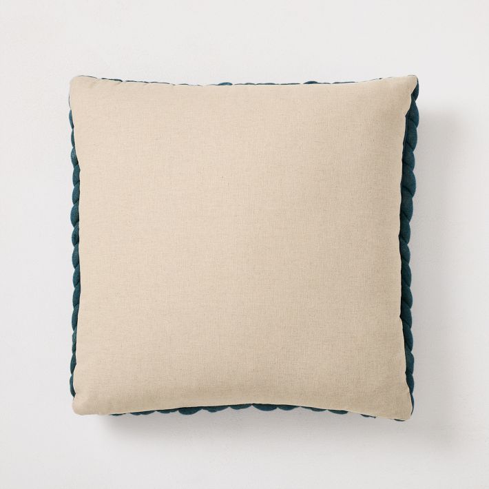 Braided Jersey Pillow Cover West Elm