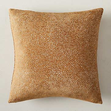 Dotted Chenille Jacquard Pillow Cover | West Elm