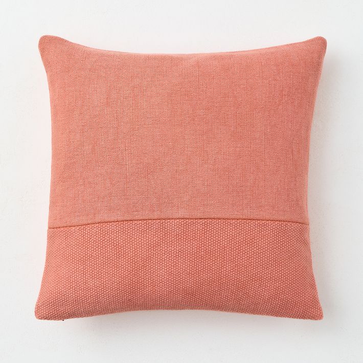 West elm cotton cheap canvas pillow cover