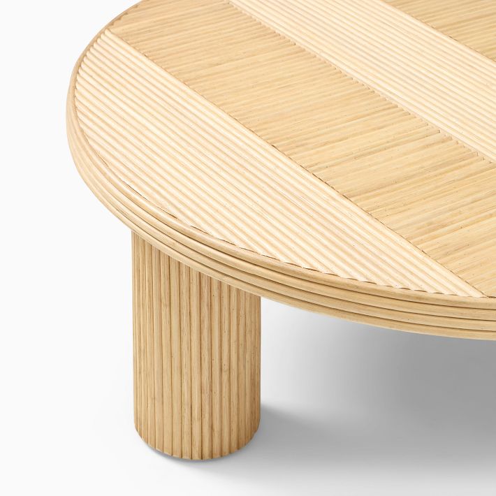 Hazel Pencil Reed Coffee Table (36") West Elm
