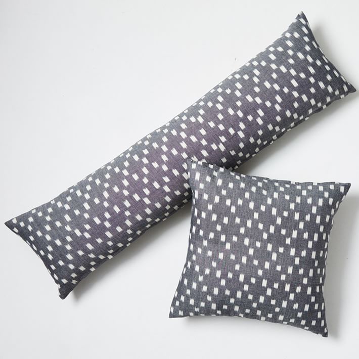 Diamond Ikat Oversized Lumbar Pillow Cover West Elm