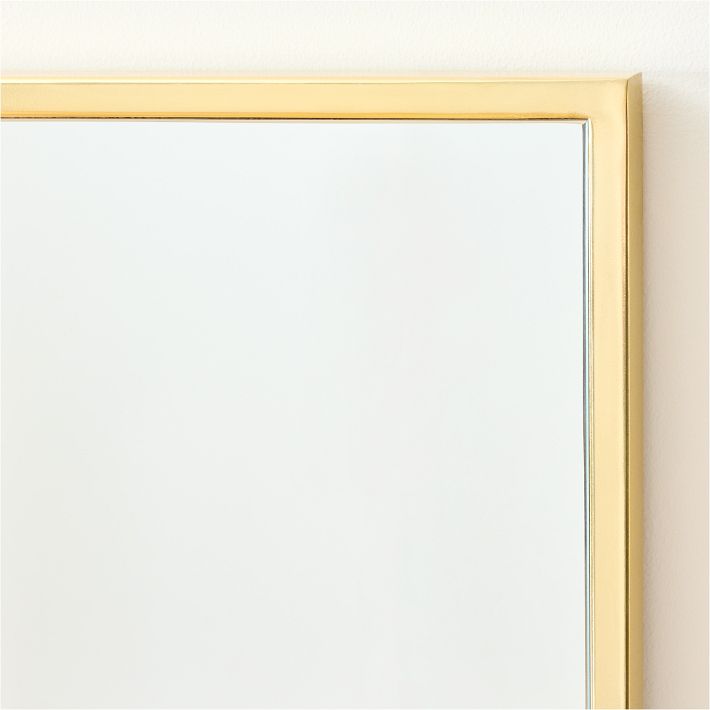 Metal Frame Floor Mirror | Modern Lighting | West Elm