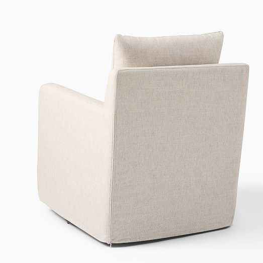Merritt Slipcover Swivel Glider West Elm