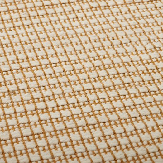 Mini Grid Fringe Rug West Elm