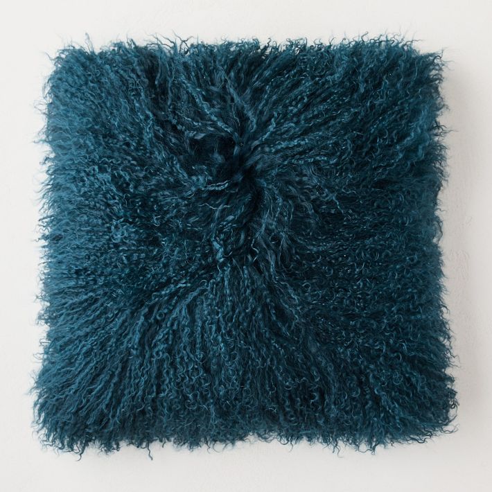 West elm sheepskin clearance pillow