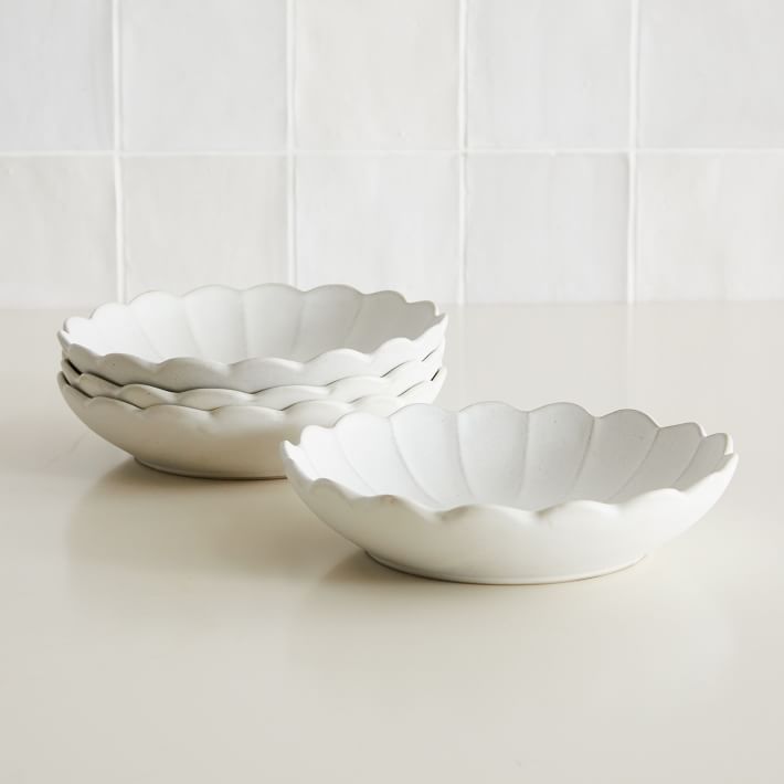 Curated Stoneware Scalloped Pasta Bowl West Elm