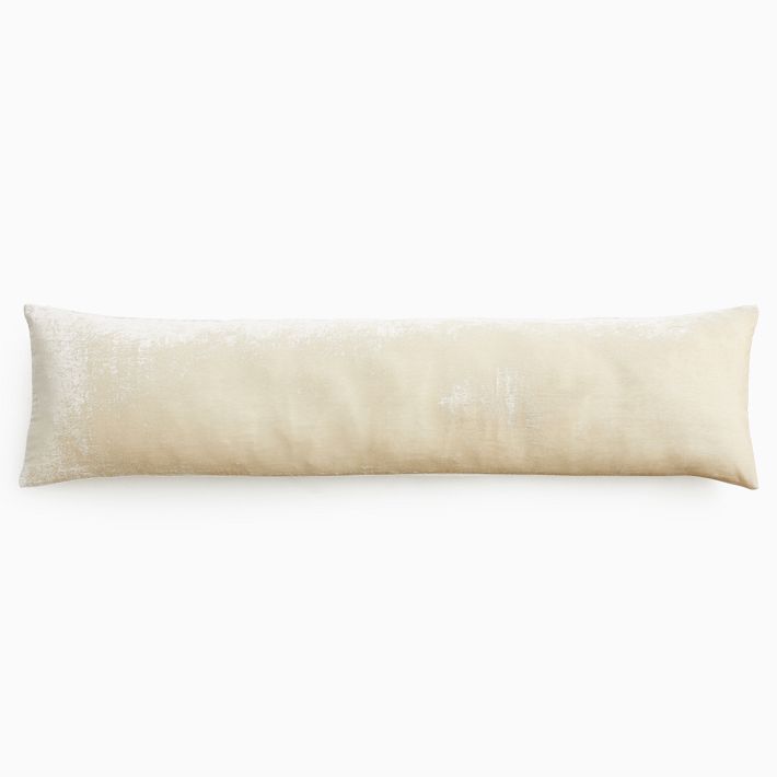 Mason Velvet 14x20 Lumbar Pillow, Lakeland Blue